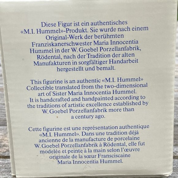 💯 Authentic Goebel Vintage Hummel "Hear Ye, Hear Ye" with Original Box #418 - Picture 10 of 12